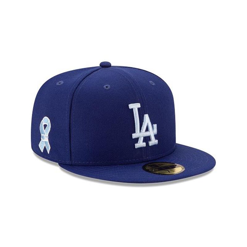 MLB Los Angeles Dodgers Father's Day 59Fifty Fitted (PXO2241) - Blue New Era Caps